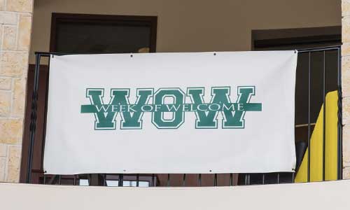 Week of Welcome banner.