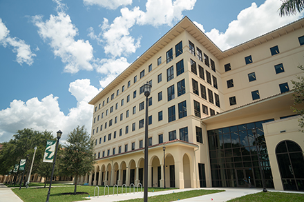 Student Center and Atala Residence Hall. 