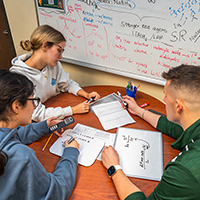 Students tutoring each other