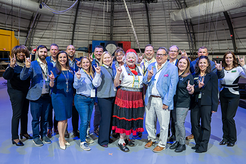 The Leadership USF class visits The Circus Arts Conservatory in Sarasota