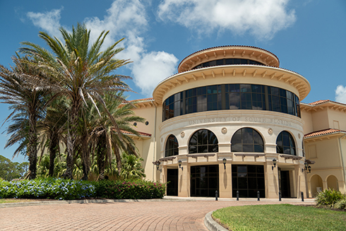 USF Sarasota-Manatee Rotunda from the outside